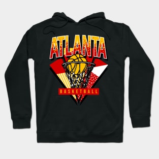 Atlanta Basketball 90s Throwback Hoodie